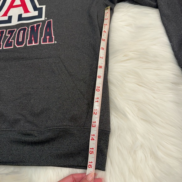University of Arizona Wildcats Gray Hooded Sweatshirt Hoodie Men's Medium - Picture 10 of 14